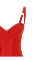 Corset dress orange