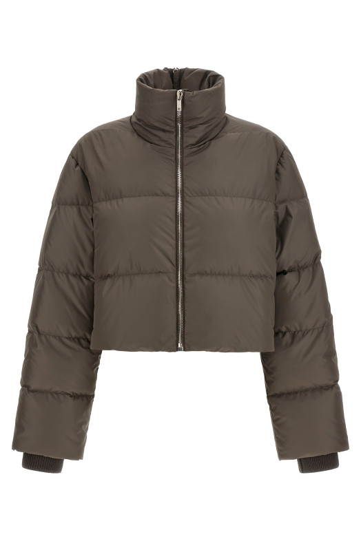 Moncler + Rick Owens 'Cyclopic Cropped' down jacket Gray