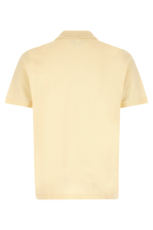 Logo patch polo shirt Yellow