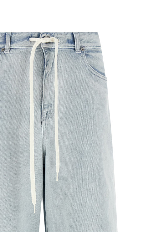 Drawstring jeans BLUE