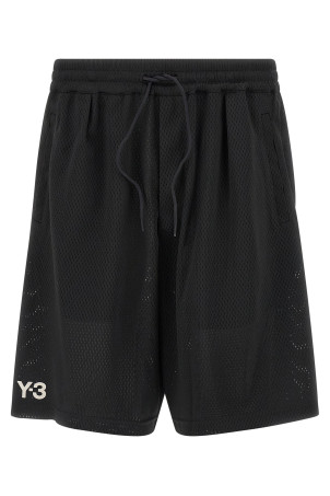 'Y-3 Mesh' bermuda shorts Black