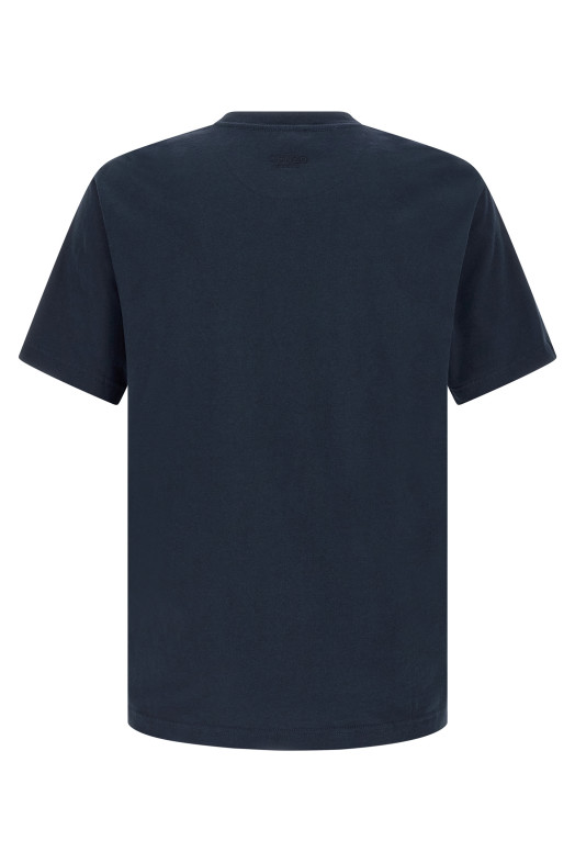 'Boke Flower' T-shirt Blue