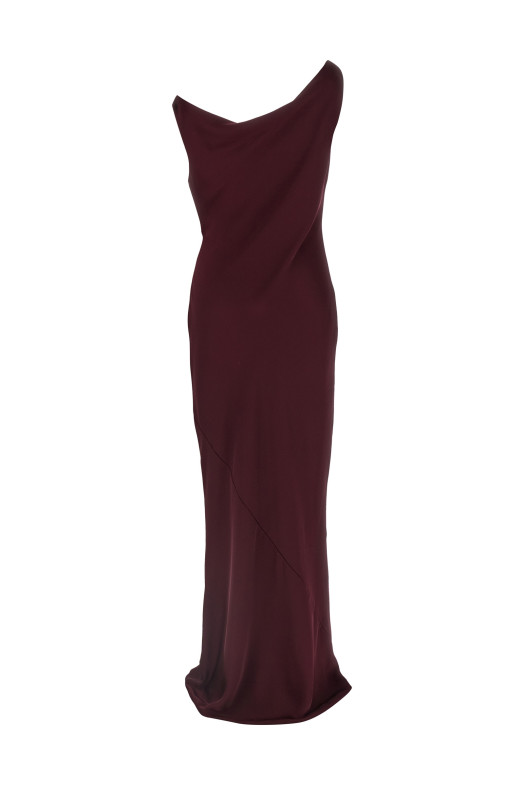'Maria' dress Bordeaux