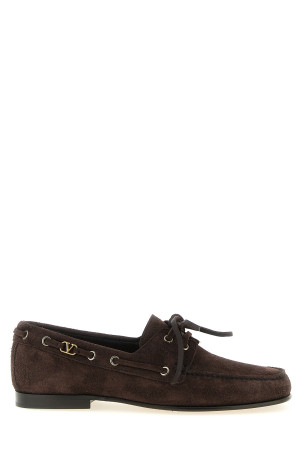 Valentino Garavani 'Palm Avenue' Boat Shoe Brown