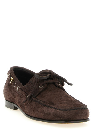 Valentino Garavani 'Palm Avenue' Boat Shoe Brown