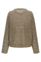 Micro sequin sweater Beige