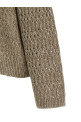 Micro sequin sweater Beige