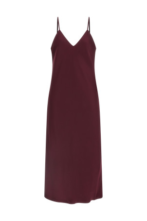 'Bias Slip' midi dress Bordeaux