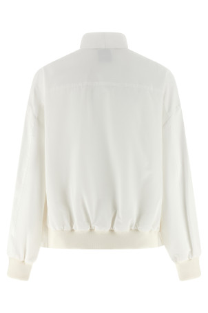 Laullière neck bomber jacket White