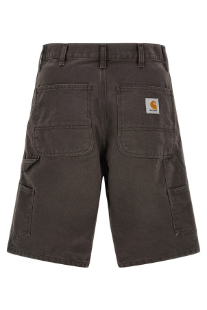 'Single knee' bermuda shorts Brown