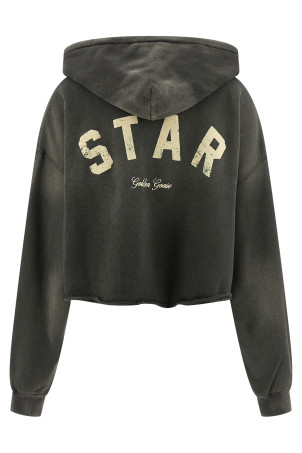 'Star Golden Goose' hoodie Gray
