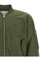 Nylon bomber jacket Green
