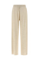 Lamé thread trousers Gold