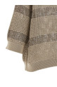 'Dazzling Stripes' sweater Beige