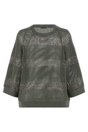 'Dazzling Stripes' sweater Green