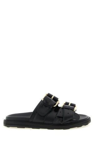 Double strap sandals Black