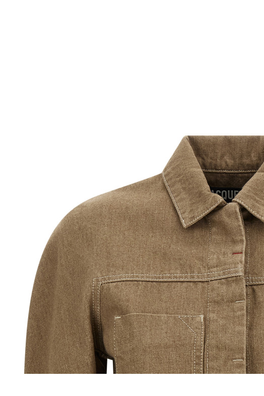 'La veste ovalo cargo' jacket Beige
