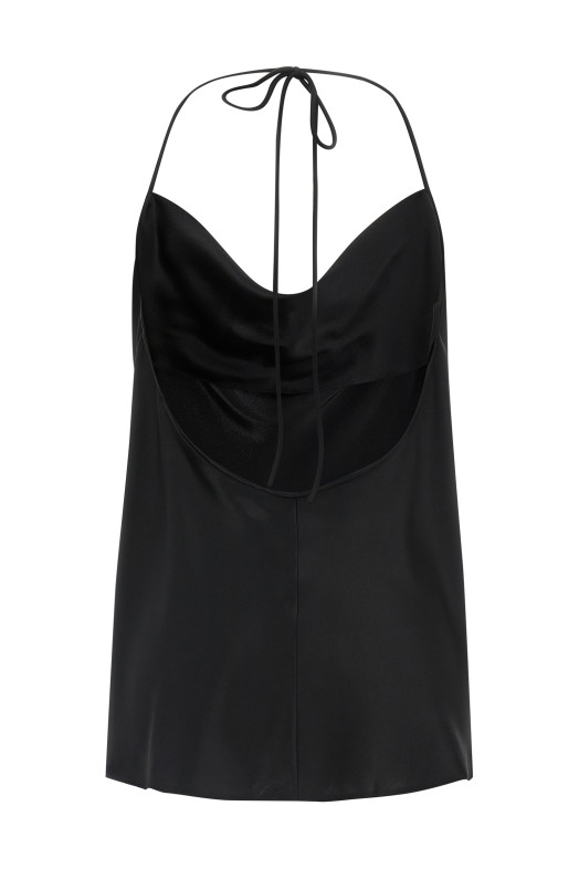 Silk top Black