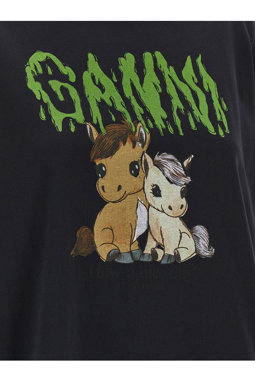 'Pony' T-shirt Black