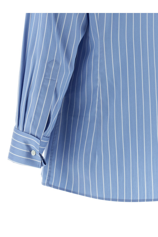 Cotton and silk shirt BLUE