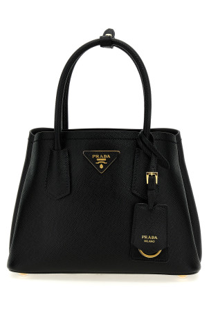 'Prada Double' mini handbag Black