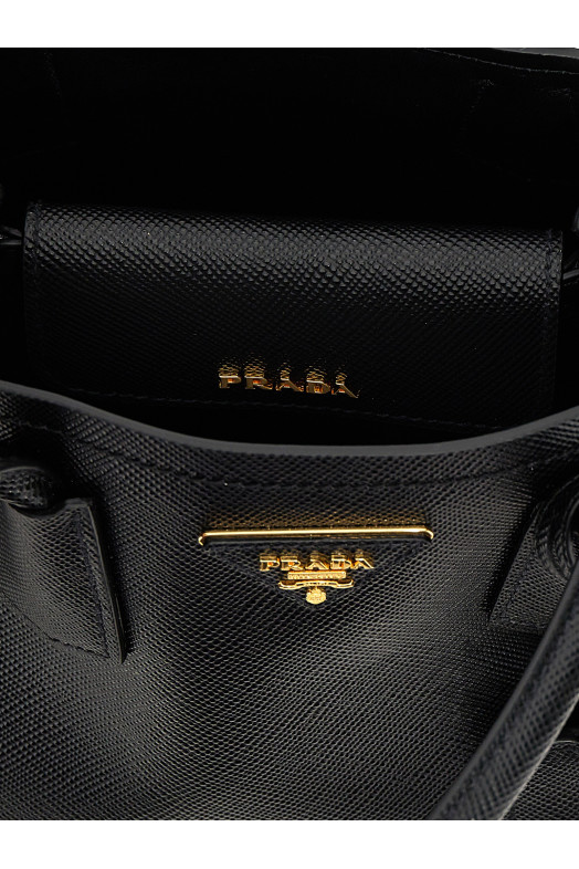 'Prada Double' mini handbag Black
