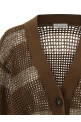 ‘Dazzling Stripes’ cardigan Brown
