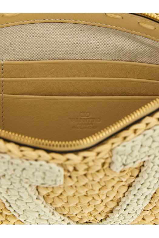 ValentinoGaravani 'VivaSuperstar Crochet' clutch bag Beige