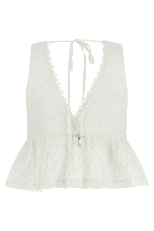 'Kiersten' top White