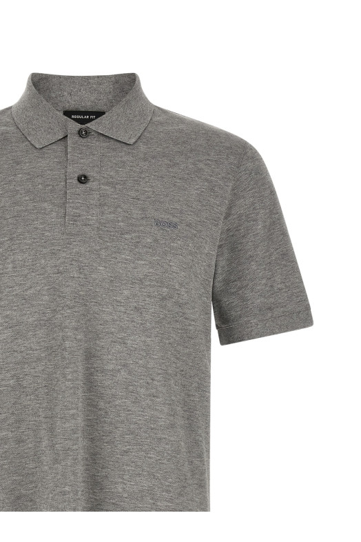'Pallas' polo shirt  Gray