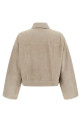 Couture suede jacket  White