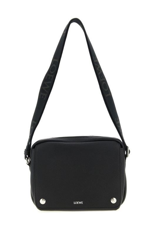 'Messenger Pebble' medium shoulder bag Black