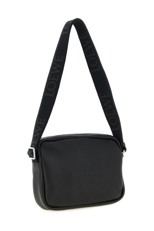 'Messenger Pebble' medium shoulder bag Black