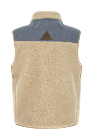Teddy & Chambray vest  Multicolor