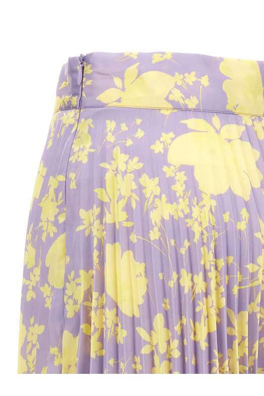 Pleated skirt Purple