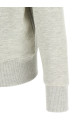 Logo embroidery sweatshirt Gray