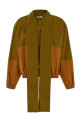 Color-block anorak Green