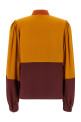 Color-block blouse Multicolor