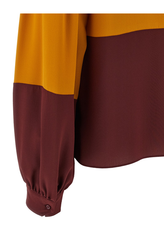 Color-block blouse Multicolor