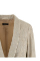 Lamé thread blazer Beige