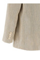Lamé thread blazer Beige