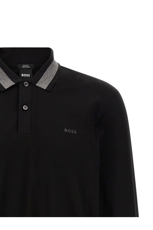'H-Pleins 200' polo shirt Black