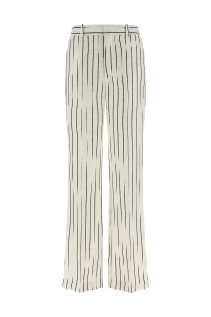 Striped pants White