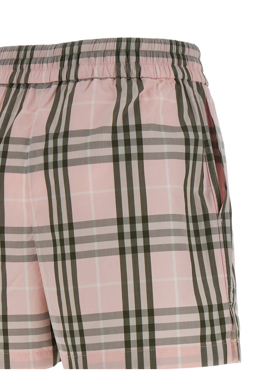 'Evelyn Chk' shorts Pink