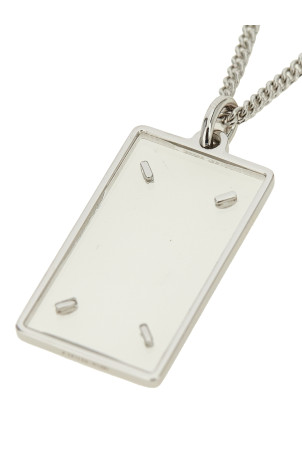 'Four Stitches' necklace Silver