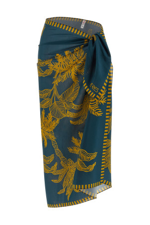 'Jungle' sarong skirt Multicolor