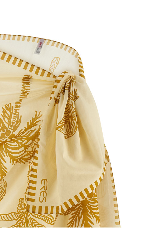 'Jungle' sarong skirt Beige