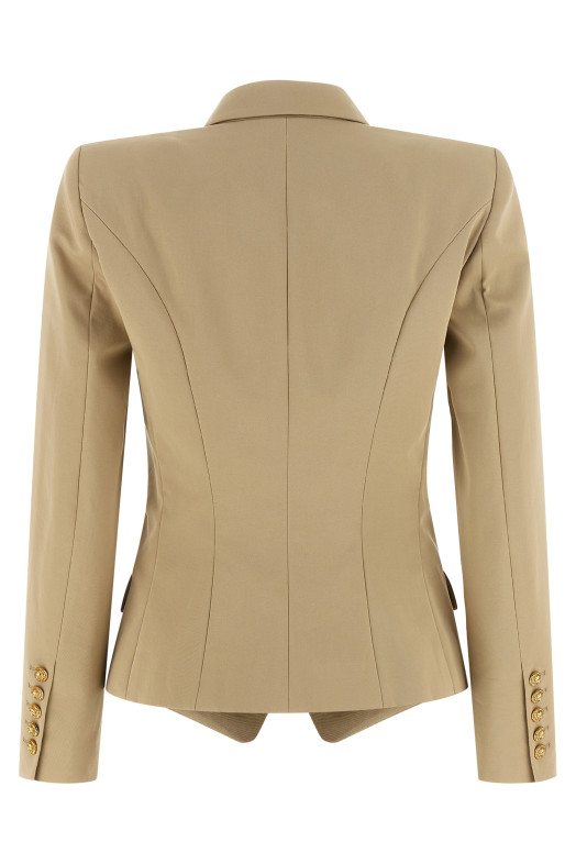 Double-breasted blazer Beige