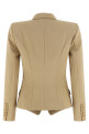 Double-breasted blazer Beige