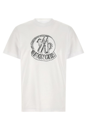 Embroidery t-shirt White